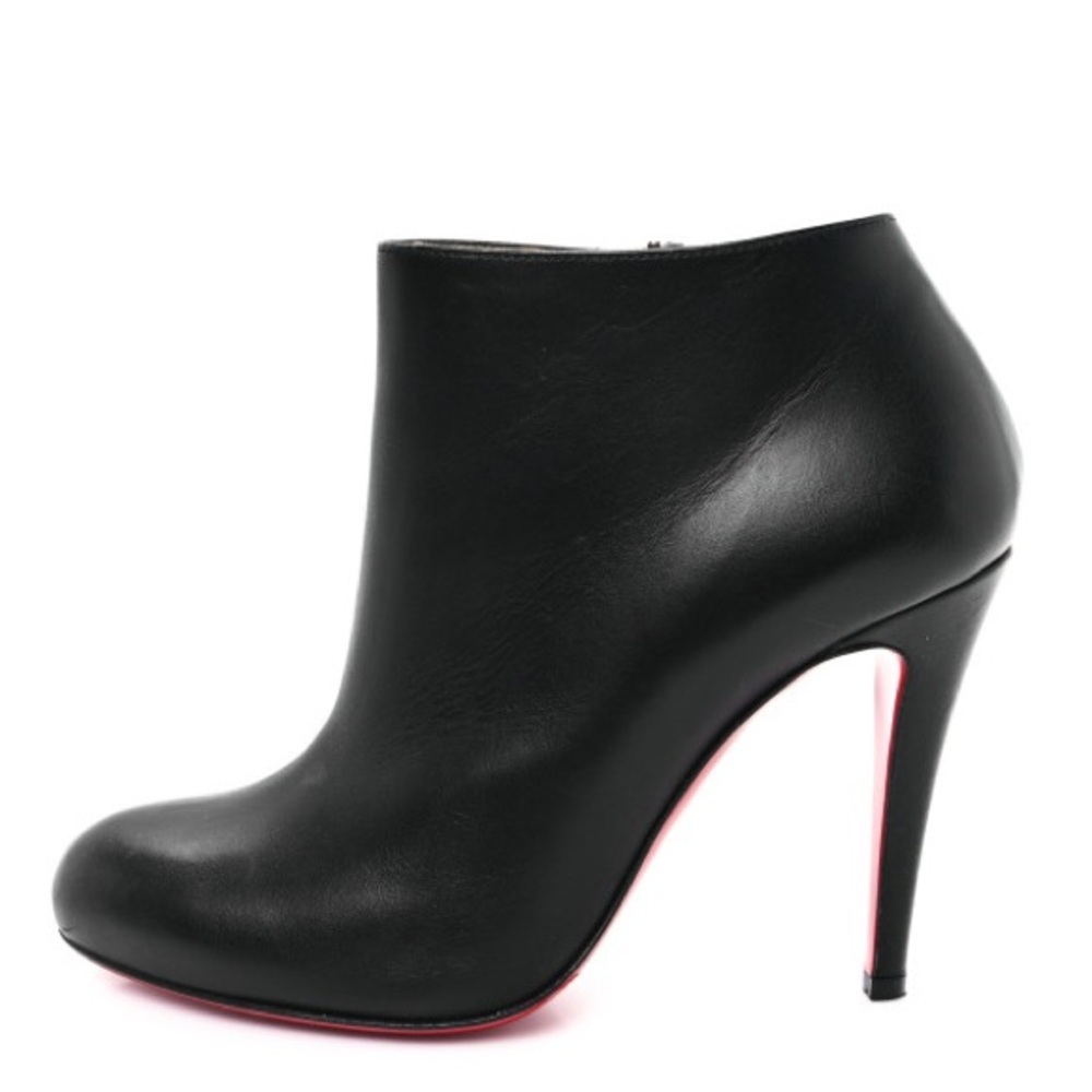 CHRISTIAN LOUBOUTIN Belle 100 Ankle Boots 42 Black - Calfskin